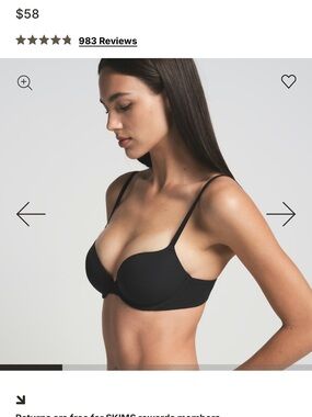 Skims bra- new without tags 34c
